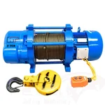 HT 2 Ton Capacity Three Phase 3 hp Electric Wire Rope Hoist, 60 meter*10 mm Wire Rope