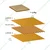 MM Will Care 3 Ply Corrugated Golden Box/Shipping Boxes/Packaging Boxes (6.25 X 1.5 X 15.5 Inch)(Pack-25 Pcs)