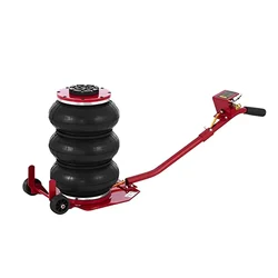Lift Up 3 Ton Pneumatic Triple Bag Air Jack with Extension Handle - Quick 5 Sec Lift, 400mm Max Height, (1 Year Warranty)