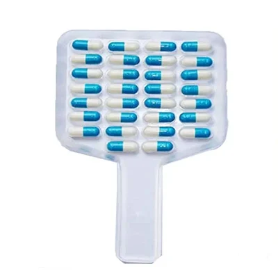 PATCO PHARMA Manual 30 Holes Capsule Counter Board Tray For 0 Size Capsule