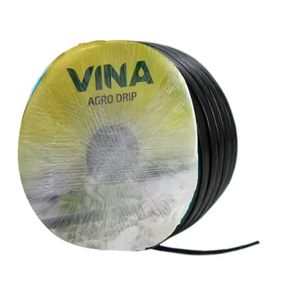 Vina 3000 feet Flat Inline Drip Pipe | 16 mm, 30 cm Hole Spacing with 0.35 mm Wall Thickness and 4 LPH Discharge Rate