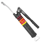 Freemans 3000 PSI Lever Type Grease Gun for Machinery Lubrication with 5/16 Inch Piston and V-Type Pull Rod GG10