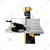 Ingco 300 mm x 300 mm Band Saw Machine,350 W With 80 mm Max. Cutting Depth (BAS3502)