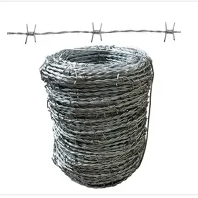 Premium Quality 300 Ft (91 Meters) Heavy Galvanized Barbed Wire Fence(Size-13 Gauge)
