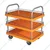 SRP 3 Layer 300 Kg Load Capacity With MS Border Plastic Platform Trolley