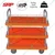 SRP 3 Layer 300 Kg Load Capacity With MS Border Plastic Platform Trolley