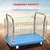 Bigapple (TRL Cage) 300Kg Capacity ABS Plastic Cage Trolley With 1 Year Warranty