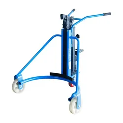 Heavy Duty 300 Kg Capacity Hydraulic Drum Handling Trolley For Industries, Warehouse, Factories etc