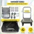 Welbuilt 300 kg Stainless Steel Foldable Platform Trolley with 360 Degree Swivel Wheels
