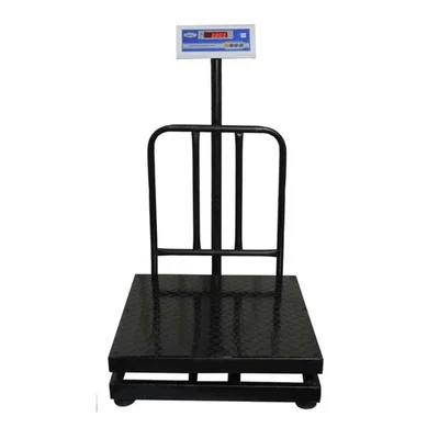 Metis 300 Kg 600 x 600 mm Mild Steel Platform Weighing Machine With Direct Power Supply Operation & Battery Operated, 1 Year Warranty