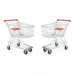 Premium Quality 300 Liter Stainless Steel Shopping Trolley