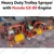 Heavy Duty 300 Litre Trolley Sprayer with Honda GX-80 Engine