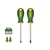 Jadever SL6.5+PH2 300mm CR-V 2-Piece Round Shank Screwdriver Set JDSS1402