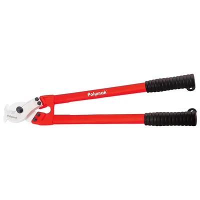 Polymak 300mm Drop Forged Alloy Steel Cable Cutter with 50-60 HRC Hardness Jaws, HT-P-CC-300