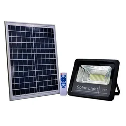 Gramstrong Solar Outdoor 300W Waterproof Wall Mount Flood Light of 120 LED, Dusk to Dawn Security Light(2 Year Warranty)