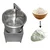  Commercial L-Type Atta (Flour) Mixing Machine with 2 HP Motor and 30 Kg Bowl Capacity