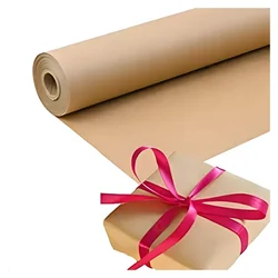 30 inch Brown Kraft Liner Paper Roll, 10 Meter Long