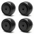 Heavy Duty 50 x 25 MM / 2 x 1 Inch PP Wheel With Ball Bearing ( Pack Of 4)