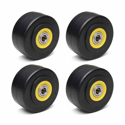 Heavy Duty 50 x 25 MM / 2 x 1 Inch ER Conuctive Wheel With Ball Bearing ( Pack Of 4)
