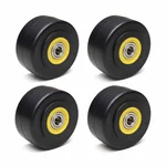 Heavy Duty 50 x 25 MM / 2 x 1 Inch ER Conuctive Wheel With Ball Bearing ( Pack Of 4)