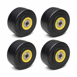 Heavy Duty 50 x 25 MM / 2 x 1 Inch ER Conuctive Wheel With Ball Bearing ( Pack Of 4)