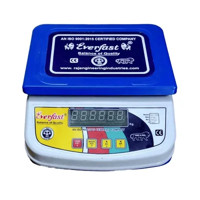 Everfast 30kg Rechargeable Electronic Weighing Scale Use with LED Display and Tare Function Mini Cruze