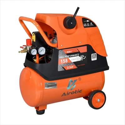Airotic 30 Liters Air Compressor With 2.5HP Motor, 115 Psi Max. Pressure