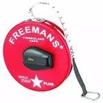 Freemans 30 Meter Non-Conductive Weather-Resistant Fiberglass Long Measuring Tape with 13 mm Width and ABS Case FG30