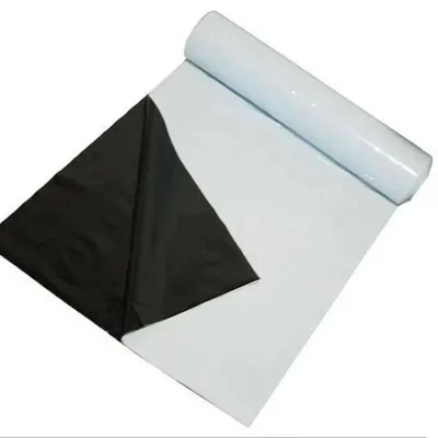Tandhan 25 Micron Black & White Mulching Sheet (1.2m x 400m) for Weed Control & Moisture Retention for High Crop Yield