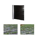Vihaan 30 Micron Silver/Black Agricultural Mulching Sheet, Mulch Film  With 5 Months Warranty