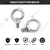 TUFLIFT 30 mm Galvanized Mild Steel Eye Bolt(Pack-1 pc)