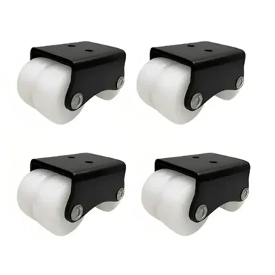 Premium Quality PPCP Plate Type Four Castor Wheel 30 mm - (Pack of 4 pcs)