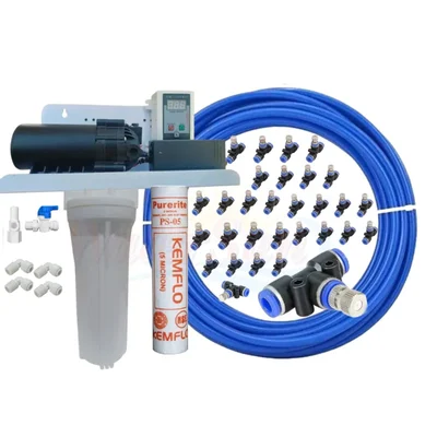 WaterSun 30 Nozzle Fogger Kit with Timer, Filter and Other Accessories