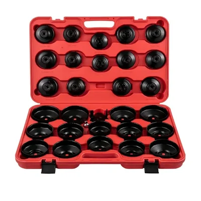 Premium Quality 30 pcs Oil Filter Socket Set, for Removing Fuel Filters