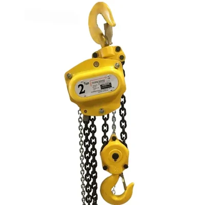 Ferreterro 2 ton Single Fall Chain Pulley Block (ISI Marked)(Chain Length-3m)