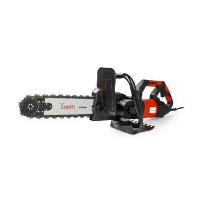 Yuri 3200W 18-Inch Electric Concrete Chainsaw for Reinforced Stone Cutting with 450mm Bar (YR-CCS1064)