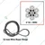 National 32 mm 4 Meter Wire Rope Sling,6x36 IWRC, Single Leg For Lifting, Rigging, and Material Handling