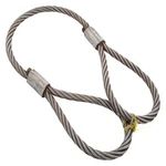 National 32 mm 7 Meter Wire Rope Sling,6x36 IWRC, Single Leg For Lifting, Rigging, and Material Handling