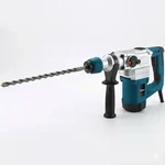 KPT 32mm 1100 Watt SDS-Plus, 2-Mode, 5.5J Impact Energy Rotary Hammer With Drill Bits & Chisels, 880 RPM (KRH2-32HD)