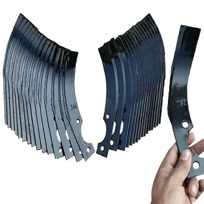 Heavy Duty 32 Pcs Mild Steel Wet Land Blade For Power Tiller 