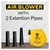Elmico Electric Air Blower With 18" Extra Long Extension Pipe And 6 Month Warranty (Eb-5+2p)