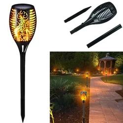 Premium Quality Solar LED Light, 33 LED Mashaal Light Waterproof Solar Flame Light for Outdoor Garden or Home Uses(Pack-1 Pc)