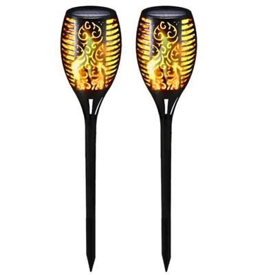 Premium Quality Solar LED Light, 33 LED Mashaal Light Waterproof Solar Flame Light for Outdoor Garden or Home Uses(Pack-1 Pc)