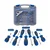 Scheppach 33 Piece Screwdriver Set ,Chrome Vanadium Steel Rods, Black or Blue Ergonomic Handle, Case Included (SCH‑7033C)