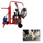 340CC Single Bucket (25L) Milking Machine with 0.75 HP Motor