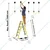 Youngman FRP Fiberglass 10 Steps (3.28m) Double-Sided Self-Supporting Ladder