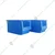 Avsar 350 x 200 x 200 mm FPO Blue Storage Bins With HDPE Material (Bin-45) (Pack Of 2)