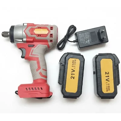 12.7mm Electric Screwdriver Impact Wrench with 2.5Ah R/F 350Nm 1500 mAh Battery and Brushless Motor and Battery-Charges
