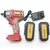 12.7mm Electric Screwdriver Impact Wrench with 2.5Ah R/F 350Nm 1500 mAh Battery and Brushless Motor and Battery-Charges