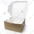 High Quality 100 Pcs, 8x8x4 inch Cake Box, Kraft Paper Material, 350 GSM for Cookies, Pastries,Donuts & Pie Slices
